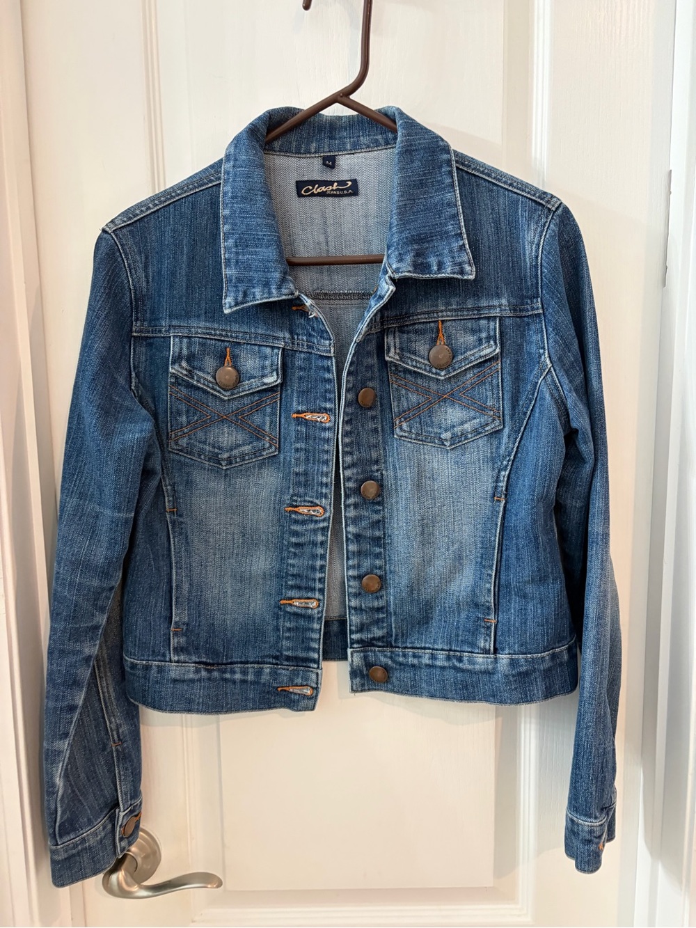Clash Classic Blue Denim Jacket - Women's Jean Jacket size medium